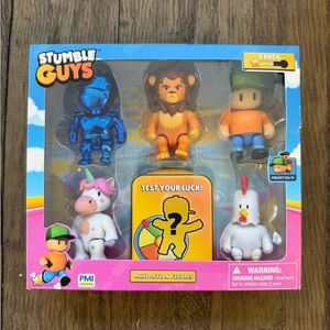 Stumble, guys, six piece mini figure set with mystery character
